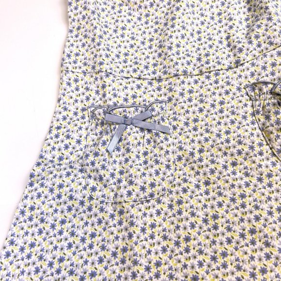 NWT Gymboree Girl Ruffle Neck Floral Knit Dress Size 5 - Picture 2 of 3